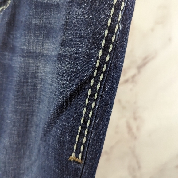 Wrangler Rock 47 Jeans Women 27 X 27 Low Rise Bootcut Denim Crop Short Petite - Picture 9 of 13